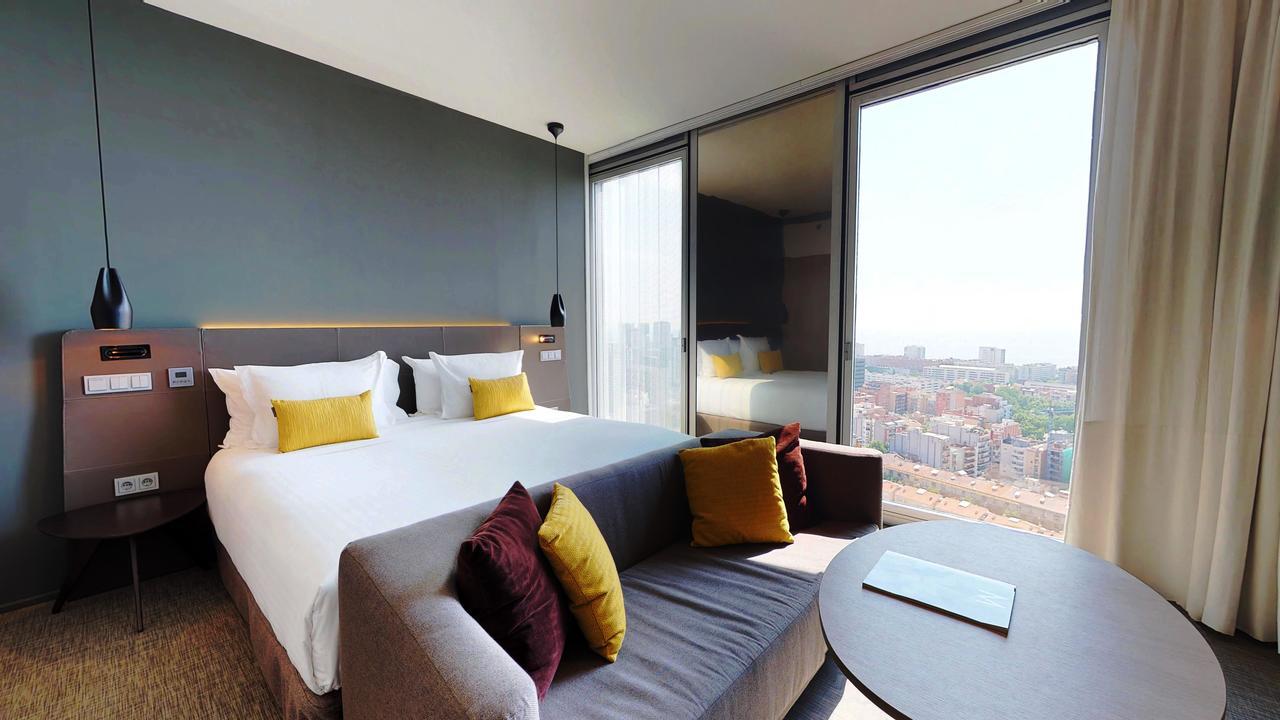 The Level At Melia Barcelona Sky Hotell Exteriör bild